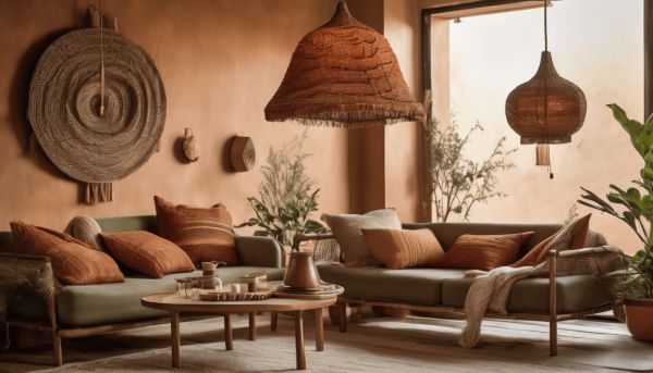 Créer une ambiance bohème avec des lampes abat jour uniques